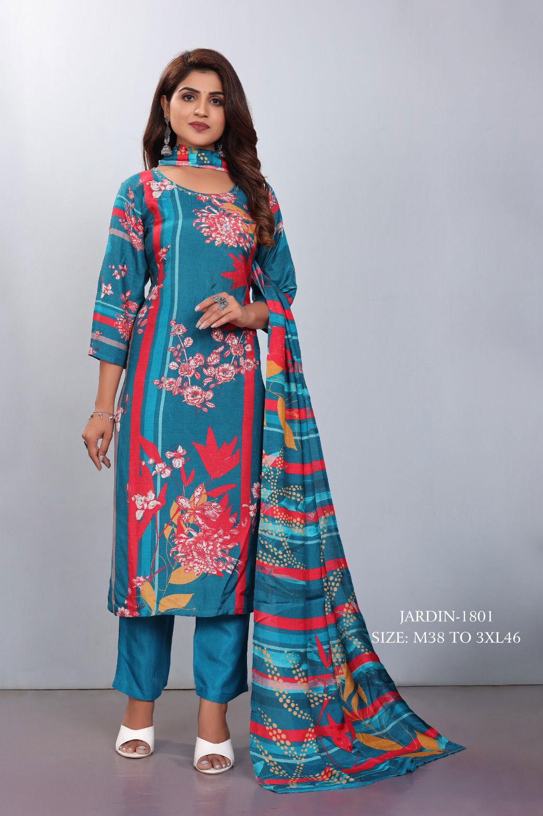 Jardin By Jivora Pure Muslin Digital Printed Readymade Suits Catalog